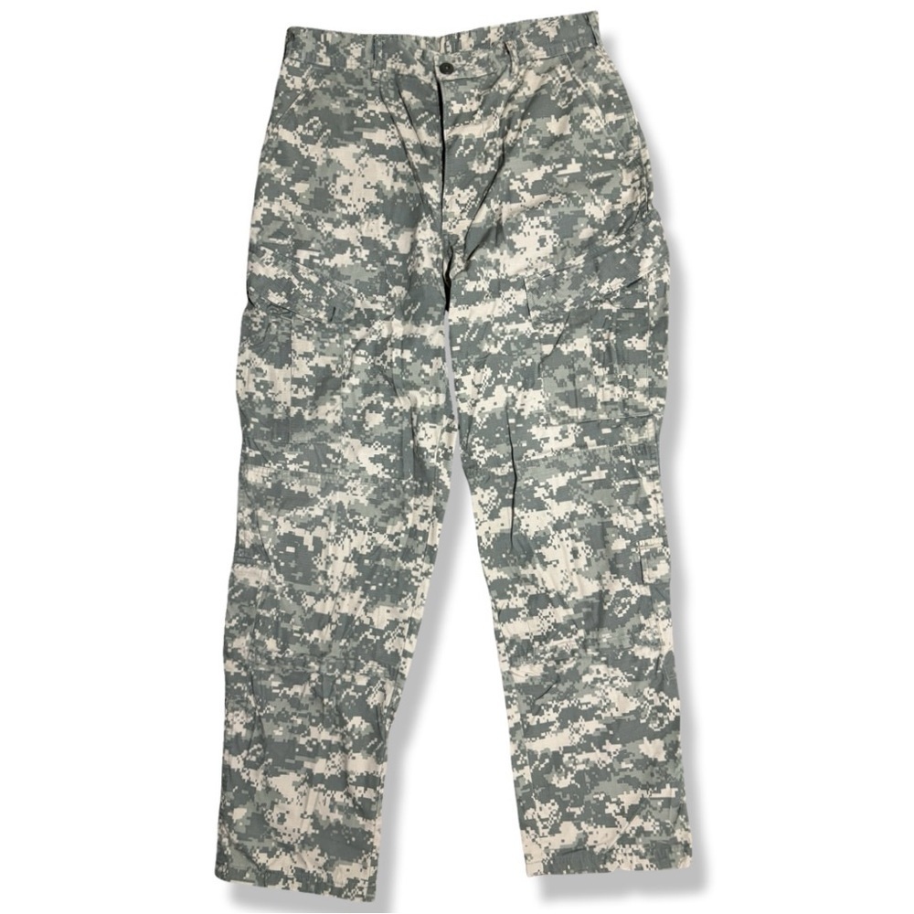 Vintage Digital Camouflage Military Cargo Pants